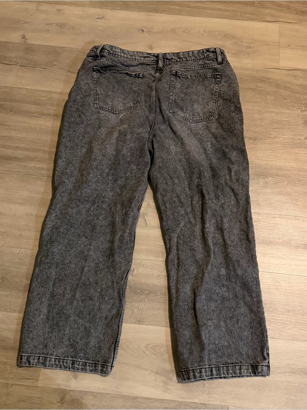 Original Use Charcoal Black Washed Jeans